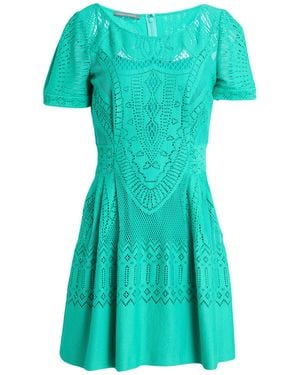 Alberta Ferretti Mini Dress Acetate, Silk, Elastane - Blue