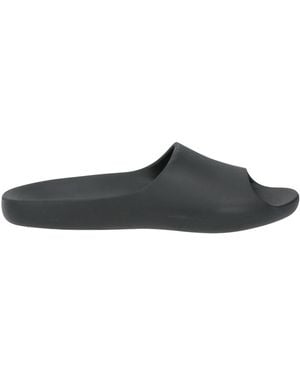 The Row Sandals Rubber - Black