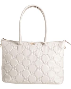 Mariella Burani Handbag Textile Fibres - White