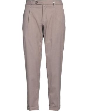 Myths Khaki Trousers Polyester, Viscose, Elastane - Grey