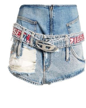 DIESEL Denim Shorts Cotton - Blue