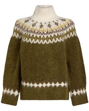 Rag & Bone Col Roulé - Vert