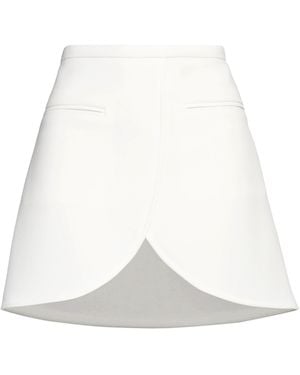 Courreges Mini Skirt Polyester, Acetate - White