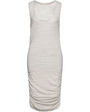Lanston Mini Dress Cotton, Modal - White