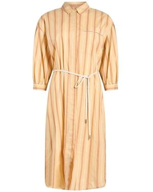 Peserico Midi-Kleid - Natur