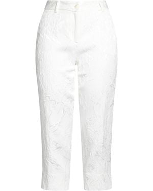 Dolce & Gabbana Trousers Cotton, Viscose, Elastane - White