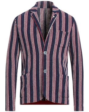 L.B.M. 1911 Blazer Cotton, Linen, Polyamide - Blue