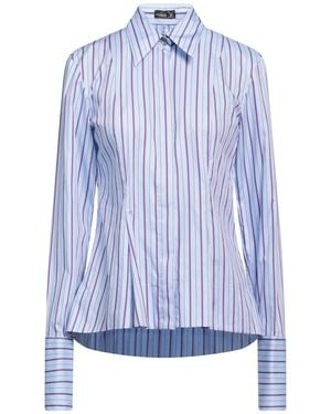 Van Laack Striped Cotton Button-Down Shirt - Blue