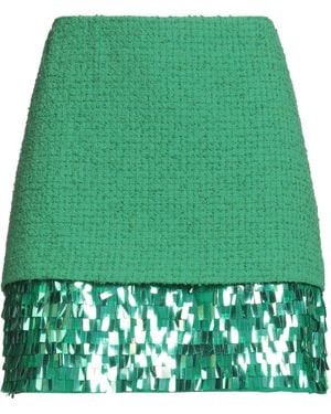 Pinko Mini Skirt Cotton, Polyester, Acrylic - Green