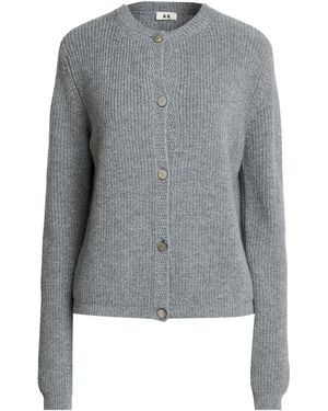 ANNAGRETA Cardigan Cashmere, Metallic Fiber - Gray