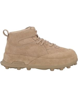 Jil Sander Sand Sneakers Leather - Brown