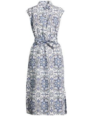 Caliban Robe Midi - Bleu