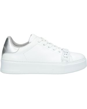 Baldinini Trainers Calfskin - White