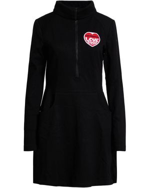 Love Moschino Mini Dress Viscose, Polyamide, Elastane - Black