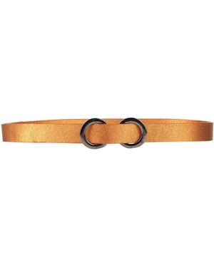 Eleventy Belt Leather - White