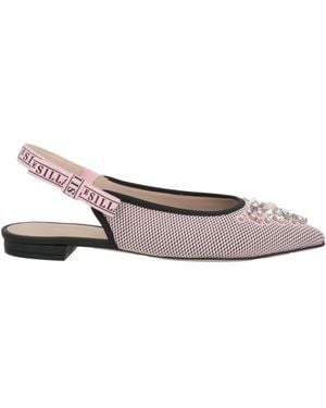 Le Silla Light Ballet Flats Textile Fibres - White