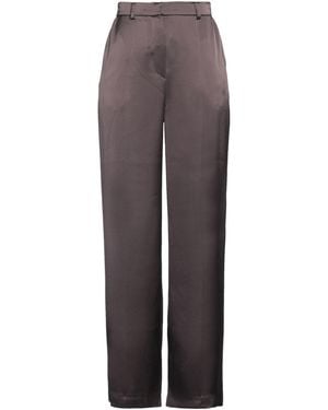 Nanushka Trousers Triacetate, Polyester - Brown
