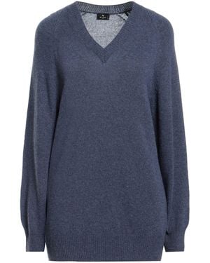 Etro Sweater Cashmere - Blue