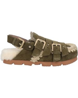 Mou Mules & Clogs - Green