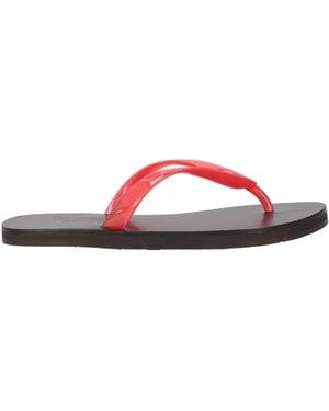 Ancient Greek Sandals Thong Sandal Rubber - Red