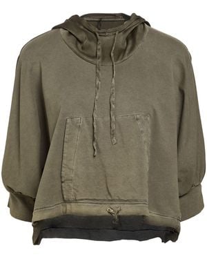Masnada Military Sweatshirt Cotton, Elastane, Silk - Green