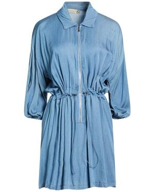 Haveone Mini Dress Viscose - Blue