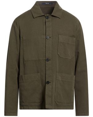 Drumohr Military Jacket Cotton, Elastane - Green