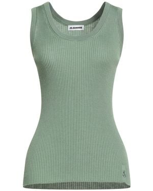 Jil Sander Top Wool, Silk - Green