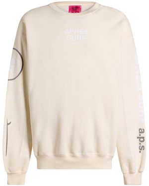 APRÈS SURF Ivory Sweatshirt Cotton, Polyester - White