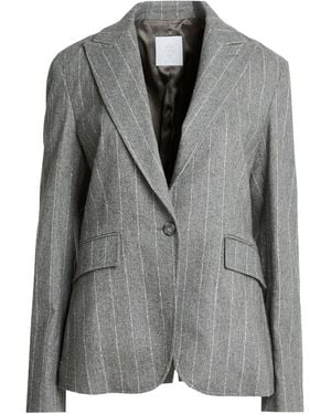 Eleventy Blazer Wool, Cotton, Cashmere, Elastane - Gray