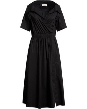 MEIMEIJ Midi Dress Cotton, Polyamide, Elastane - Black