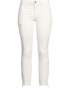 Liu Jo Ivory Trousers Lyocell, Cotton, Elastane - White