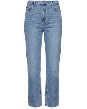 FRAME Jeans Cotton, Pre-Consumer Recycled Cotton, Post-Consumer Recycled Cotton, Lyocell, Elastane - Blue