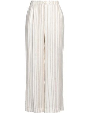 Purotatto Pants Linen, Viscose, Polyester, Polyamide - White