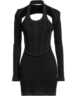 Dion Lee Mini Dress Organic Cotton, Elastane - Black