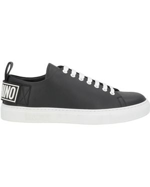 Moschino Trainers Leather - Black