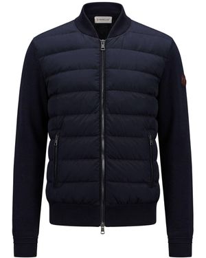 Moncler Puffer Polyamide, Virgin Wool - Blue