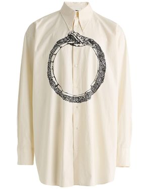 MM6 by Maison Margiela Ivory Shirt Cotton - White
