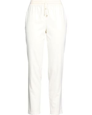 Lorena Antoniazzi Ivory Pants Virgin Wool, Elastane, Viscose, Polyester - White