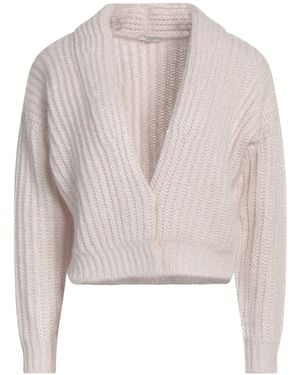 Peserico Blush Cardigan Baby Alpaca Wool, Nylon, Virgin Wool, Polyester - Pink