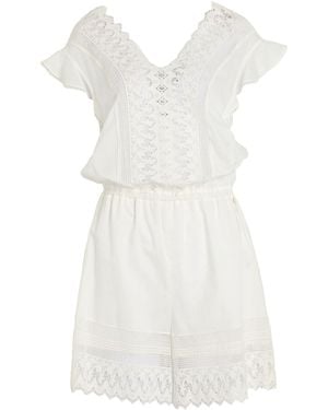 Liu Jo Playsuit Cotton - White