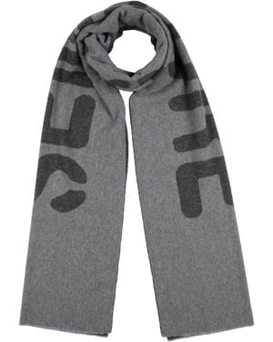 Semicouture Scarf Wool, Polyamide - Grey
