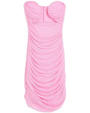 VANESSA SCOTT Mini Dress Polyester, Elastane - Pink