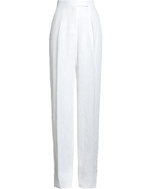 Max Mara Trousers Acetate - White