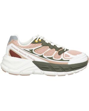 Barracuda Sneakers Leather, Textile Fibers - White