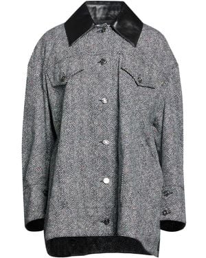 Givenchy Denim Outerwear Cotton, Calfskin - Gray