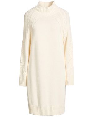 ERMANNO FIRENZE Mini Dress Acrylic, Wool, Alpaca Wool, Polyester - White