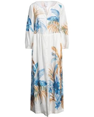 Sara Roka Midi Dress - Blue