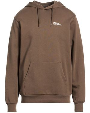 Jack Wolfskin Chocolate Sweatshirt Organic Cotton - Brown
