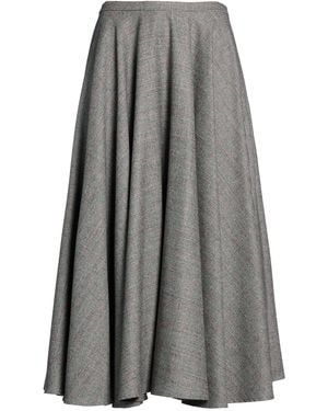 Lardini Midi Skirt Wool - Gray